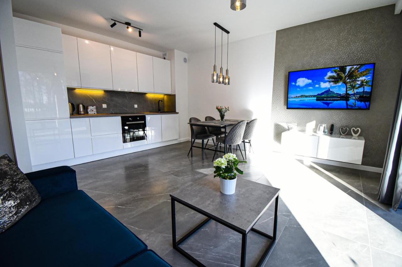 Apartament Villa Park Przy Plazy Z Widokiem Na Jezioro, Taras 50 M2 Ostróda Exterior foto